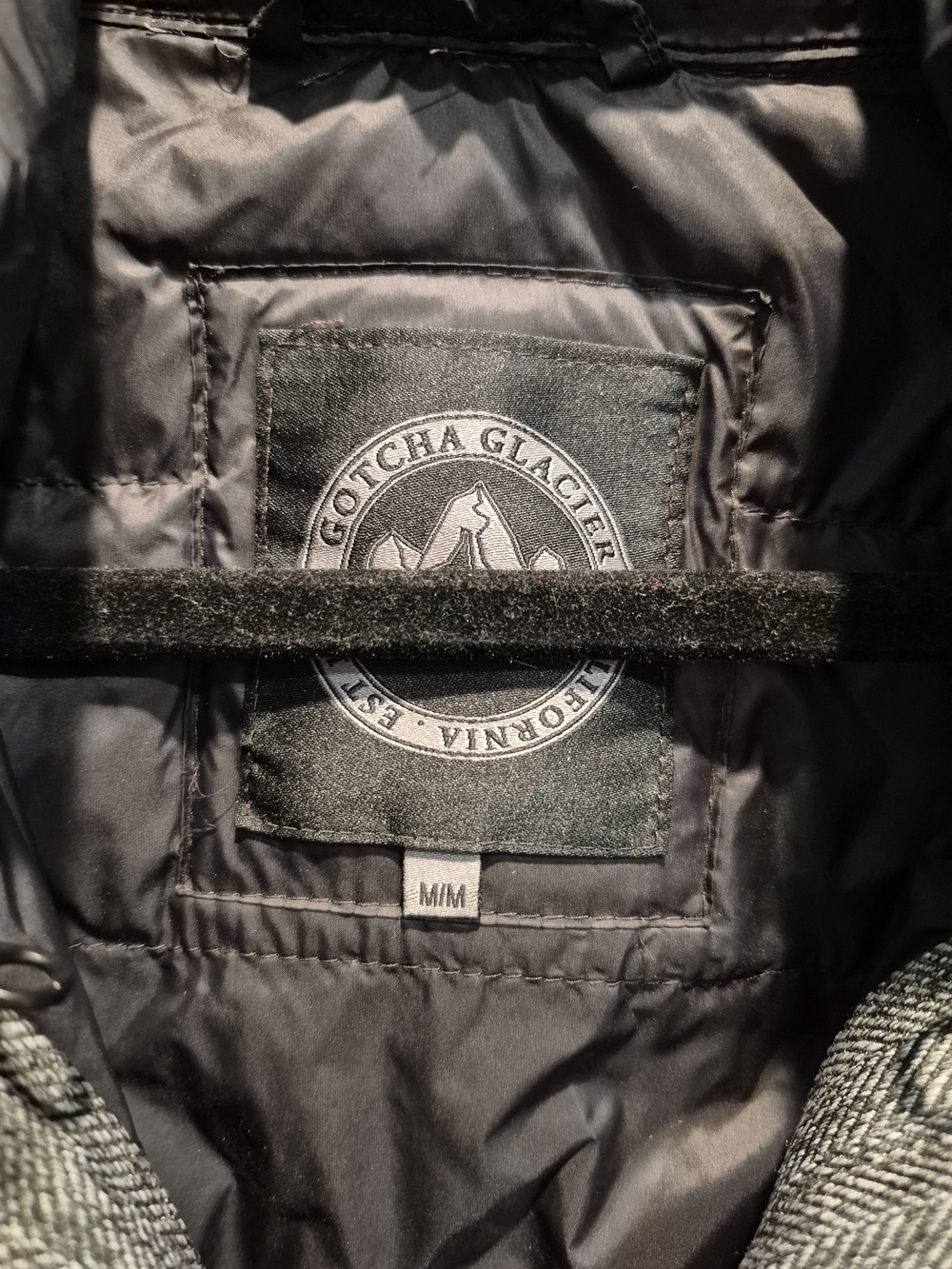 Gotcha Glacier Women’s Hooded Mid-Length Coat - Gray Down Feathers Size Medium - Picture 3 of 16